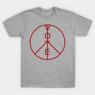 Vote Peace Sign T-Shirt